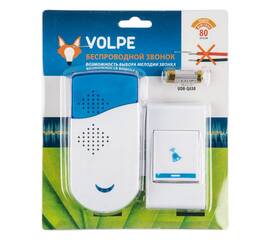 Беспроводной звонок Volpe UDB-Q030 W-R1T1-32S-100M-WH UL-00010592