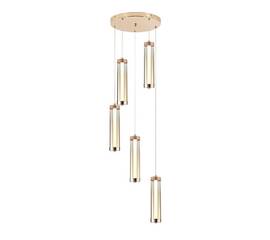 Каскадная люстра Indigo Rilucente 11061/5P Gold V000151L