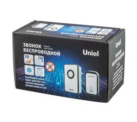 Беспроводной звонок Uniel UDB-094W-R1T1-38S-BL/GL UL-00011367