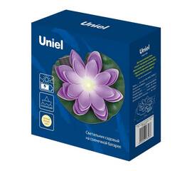 Светильник на солнечной батарее Uniel USL-S-828/PT060 PURPLE WATERLILY UL-00011601