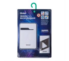 Беспроводной звонок Uniel UDB-016W-R1T1-38S-150M-WH/BL UL-00011371