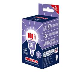 Лампа светодиодная Volpe Norma LED-G60-12W/6500K/E14/FR/NR UL-00010994