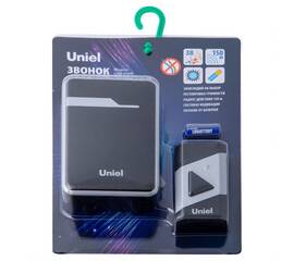 Беспроводной звонок Uniel UDB-016W-R1T1-38S-150M-BL/SL UL-00011372