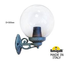 Уличный настенный светильник Fumagalli Globe 300 G30.131.000.VXF1R