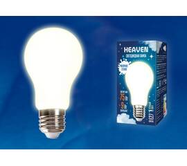 Лампа светодиодная Uniel LED-A60-9W/3000K/E27/FR GLH01WH UL-00004841