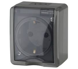 Розетка ЭРА Эксперт 2P E со шторками 11-2402-03 Б0020715