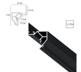 Теневой профиль под натяжной потолок Arte Lamp Gap A680206
