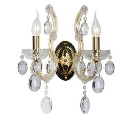 Бра Crystal Lux Hollywood AP2 Gold