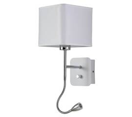 Бра Crystal Lux Paco AP2 Chrome/White