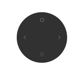 Пульт Arlight SMART-801-22-1G-DIM Black (3V, Magnet, 2.4G) 046475