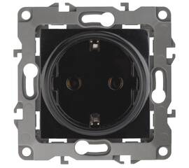 Розетка 2P+E Schuko со шторками Эра 12-2102-06 Б0014692