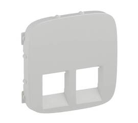 Лицевая панель Legrand Valena Allure розетки телефонной RJ-11/Ethernet RJ-45 белая 755425