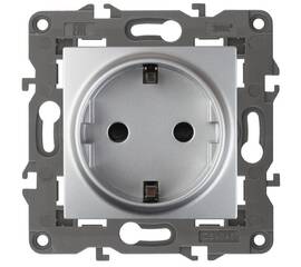 Розетка 2P+E Schuko со шторками Эра 14-2102-03 Б0034274
