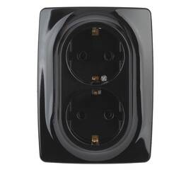 Розетка 2x2P+E Schuko Эра 12-2106-06 Б0031233