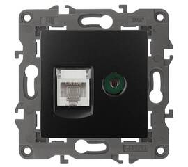 Розетка RJ45+TV Эра 14-3110-05 Б0034318