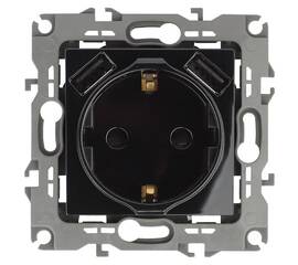 Розетка 2P+E со шторками и 2xUSB Эра 12-4109-06 Б0047845