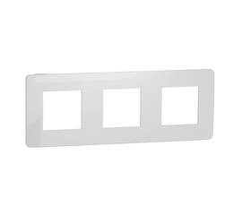 Рамка 3-постовая Schneider Electric Unica New NU280618