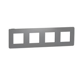 Рамка 4-постовая Schneider Electric Unica New NU280822
