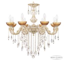 Подвесная люстра Bohemia Ivele Crystal AL79101/8/250 B WMG P Amber/M-1F