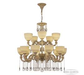 Подвесная люстра Bohemia Ivele Crystal AL79101/10+5/250/2D A WMG P1 U Wave