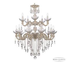Подвесная люстра Bohemia Ivele Crystal AL79101/10+5/250/2D B WMG P Clear/M-1H