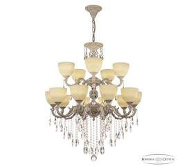 Подвесная люстра Bohemia Ivele Crystal AL78101/10+5/250/2D B WMN P1 U Wave