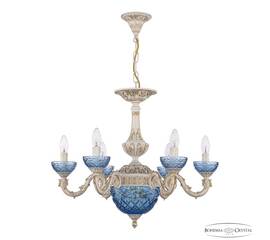 Подвесная люстра Bohemia Ivele Crystal AL79101P/6/175 WMG P Aquamarine/M-1F