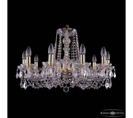 Подвесная люстра Bohemia Ivele Crystal 1402/10/240 G Leafs