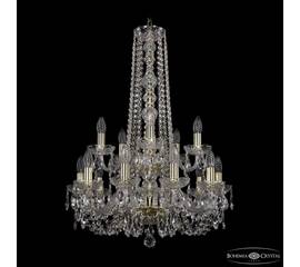Подвесная люстра Bohemia Ivele Crystal 1402/10+5/195/h-80/2d G