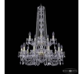 Подвесная люстра Bohemia Ivele Crystal 1402/10+5/240/h-90/2d G