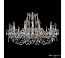 Подвесная люстра Bohemia Ivele Crystal 1402/12/300 G Leafs