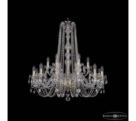 Подвесная люстра Bohemia Ivele Crystal 1402/12+6/300/h-90 G