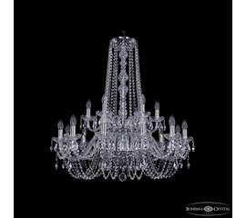 Подвесная люстра Bohemia Ivele Crystal 1402/12+6/300/h-91/2d Ni