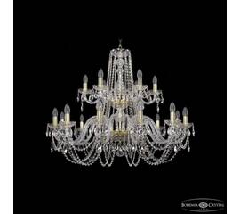 Подвесная люстра Bohemia Ivele Crystal 1402/12+6/360/2d G