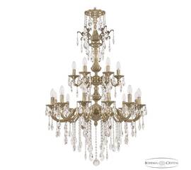 Подвесная люстра Bohemia Ivele Crystal Verona 72101/12+6/250/XL/2d B FP