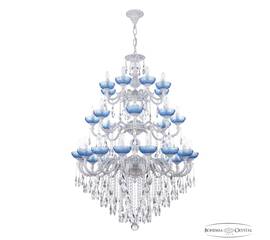 Подвесная люстра Bohemia Ivele Crystal AL78101/16+8+8/300/3d B WMN P Aquamarine/M-1F
