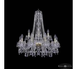Подвесная люстра Bohemia Ivele Crystal 1403/10+5/240/h-76 G