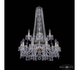 Подвесная люстра Bohemia Ivele Crystal 1403/10+5/240/h-92/2d G