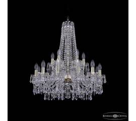 Подвесная люстра Bohemia Ivele Crystal 1403/12+6/240/h-76 G