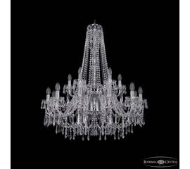 Подвесная люстра Bohemia Ivele Crystal 1403/12+6/300/h-100/2d Ni