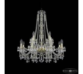 Подвесная люстра Bohemia Ivele Crystal 1410/8+4/240/h-74 G V0300
