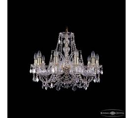 Подвесная люстра Bohemia Ivele Crystal 1411/10/240 G Leafs