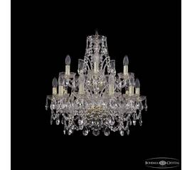 Подвесная люстра Bohemia Ivele Crystal 1411/10+5/195/2d G