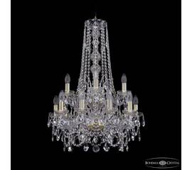 Подвесная люстра Bohemia Ivele Crystal 1411/10+5/195/h-83/2d G