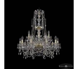 Подвесная люстра Bohemia Ivele Crystal 1411/10+5/240/XL-86 G