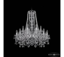 Подвесная люстра Bohemia Ivele Crystal 1411/12+6/240/h-80 Ni