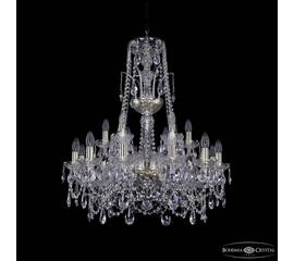 Подвесная люстра Bohemia Ivele Crystal 1411/12+6/240/XL-83 G