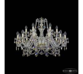 Подвесная люстра Bohemia Ivele Crystal 1411/12+6/300 G K801
