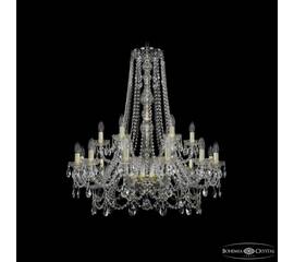 Подвесная люстра Bohemia Ivele Crystal 1411/12+6/300/h-94 G