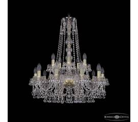 Подвесная люстра Bohemia Ivele Crystal 1409/10+5/240/h-77 G